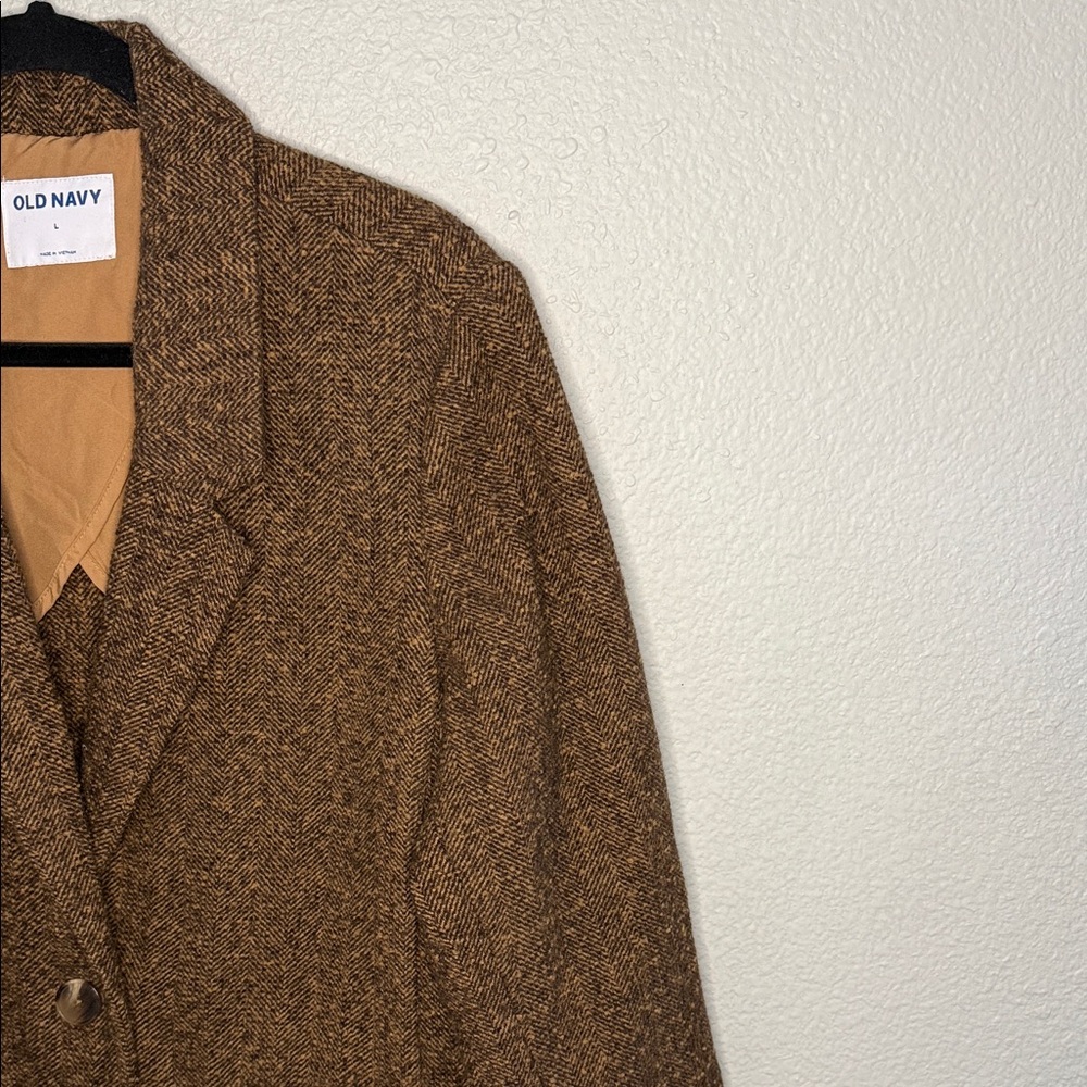 Women's plaid brownBlazer